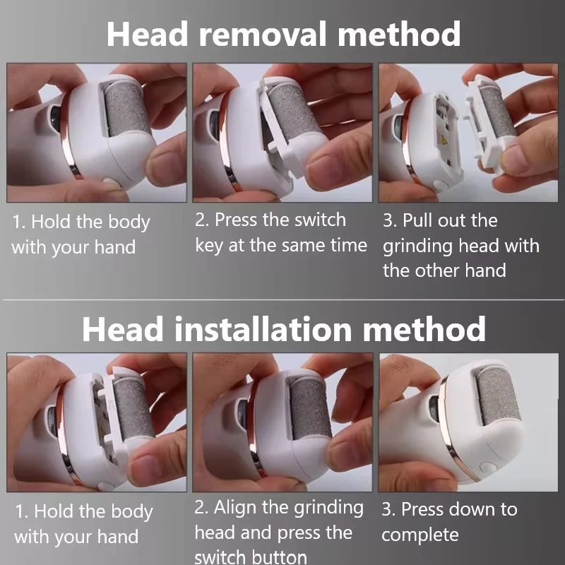 Clorant Electric Foot Callus Remover - Image 6